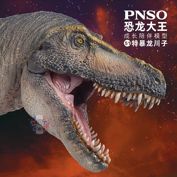 Mô hình Khủng Long Tarbosaurus PNSO 2021 Chuanzi tỉ lệ 1/35 chính hãng\