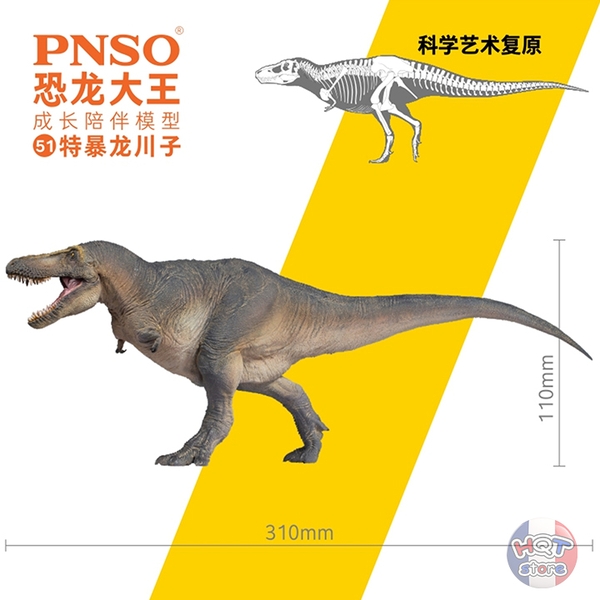 Mô hình Khủng Long Tarbosaurus PNSO 2021 Chuanzi tỉ lệ 1/35 chính hãng