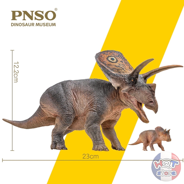 Mô hình Khủng Long Torosaurus Aubrey and Dabei PNSO tỉ lệ 1/35