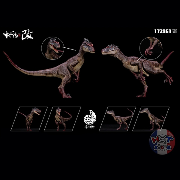 Mô Hình Khủng Long Velociraptor Benxin Nanmu Smart Series Action Fig