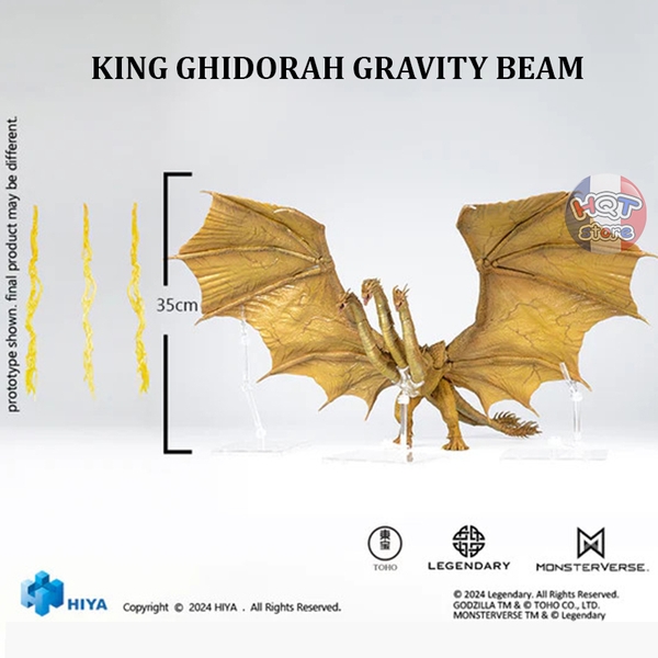 Mô hình King Ghidorah Gravity Beam Ver HIYA TOYS Action Figure 35cm