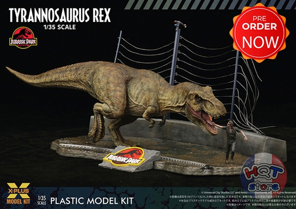 Mô hình lắp ráp khủng long T-Rex X-PLUS Tyrannosaurus Rex tỉ lệ 1/35