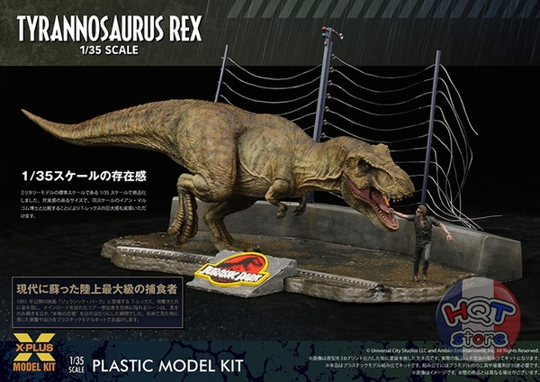 Mô hình lắp ráp khủng long T-Rex X-PLUS Tyrannosaurus Rex tỉ lệ 1/35