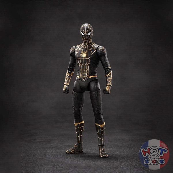 Mô hình Spider Man Black & Gold Suit No Way Home ZD Toys tỉ lệ 1/10