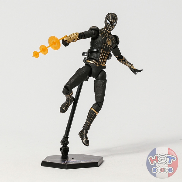 Mô hình Spider Man Black & Gold Suit No Way Home ZD Toys tỉ lệ 1/10