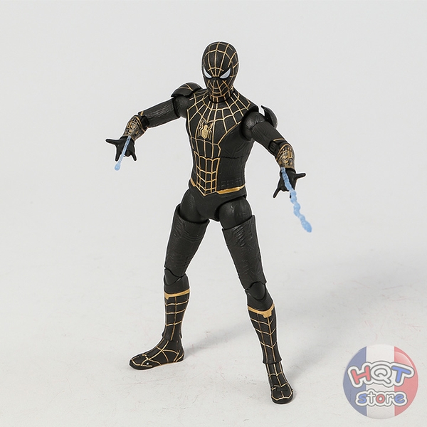 Mô hình Spider Man Black & Gold Suit No Way Home ZD Toys tỉ lệ 1/10