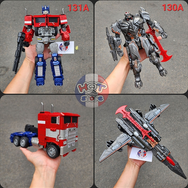 Mô hình Transformer Optimus Prime 131A / Megatron 130A khớp biến hình thành xe