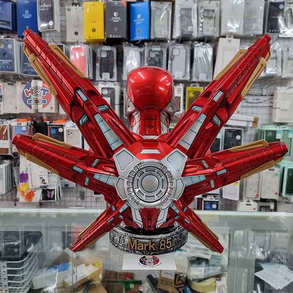 Mô hình tượng bán thân IRon Man Mark 85 Polystone tỉ lệ 1/2 36cm