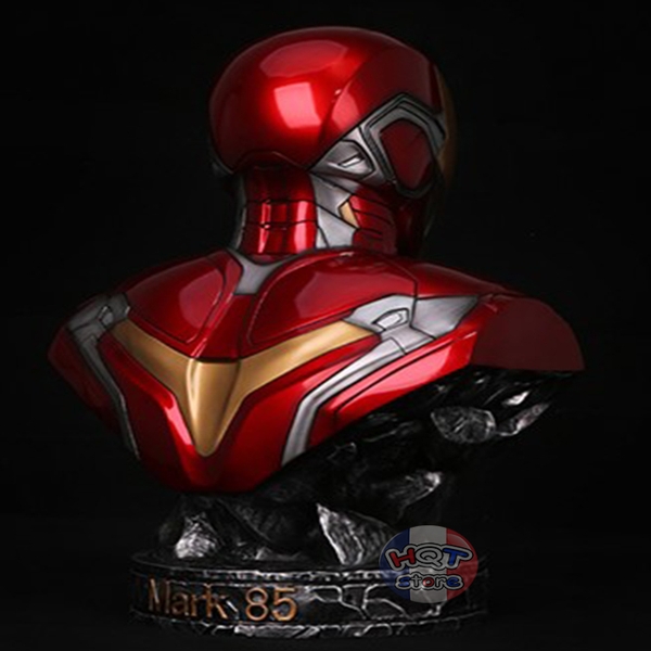 Mô hình tượng bán thân IRon Man Mark 85 Polystone tỉ lệ 1/2 36cm