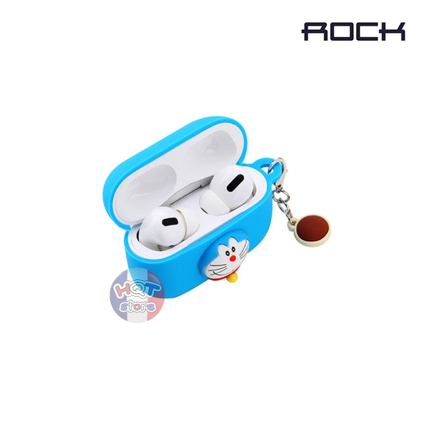 Ốp Airpods Pro hình Doraemon dễ thương chính hãng Rock