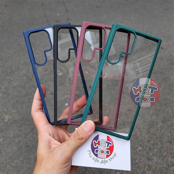 Ốp lưng trong suốt viền mỏng IPaky Bright S23 Ultra S23 Plus S23