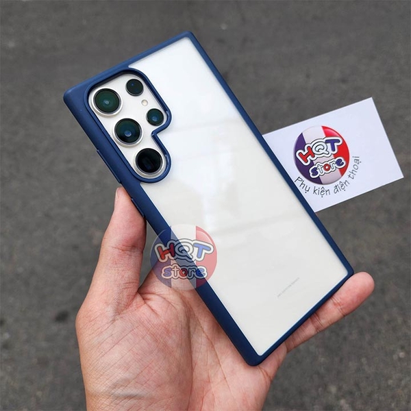 Ốp lưng trong suốt viền mỏng IPaky Bright S23 Ultra S23 Plus S23