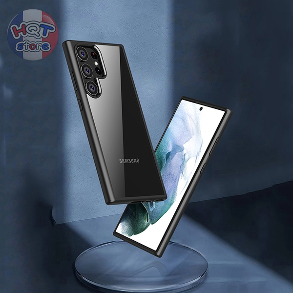 Ốp lưng trong suốt viền mỏng IPaky Bright S23 Ultra S23 Plus S23