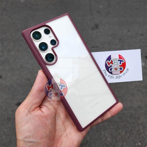 Ốp lưng trong suốt viền mỏng IPaky Bright S23 Ultra S23 Plus S23