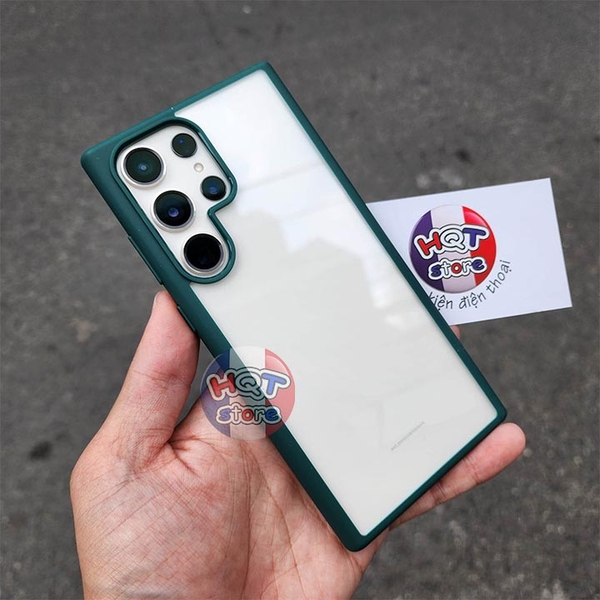 Ốp lưng trong suốt viền mỏng IPaky Bright S23 Ultra S23 Plus S23