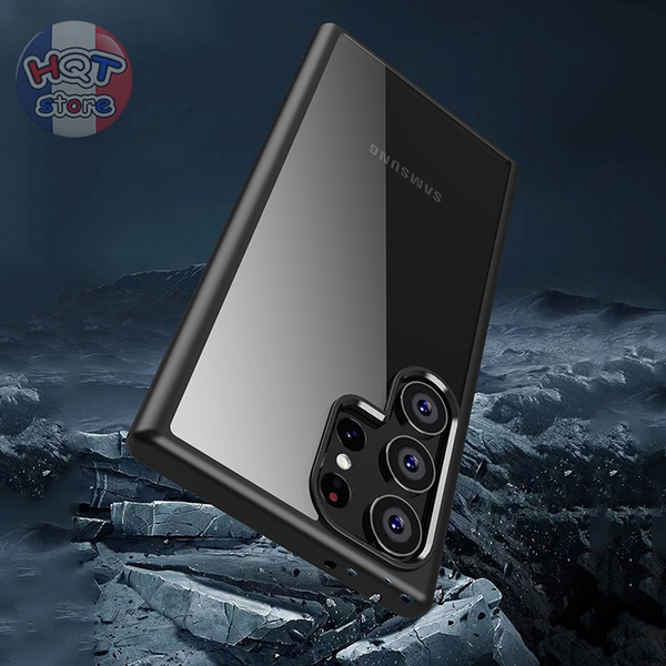 Ốp lưng trong suốt viền mỏng IPaky Bright S23 Ultra S23 Plus S23