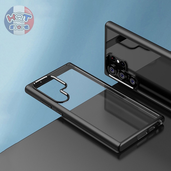 Ốp lưng trong suốt viền mỏng IPaky Bright S23 Ultra S23 Plus S23