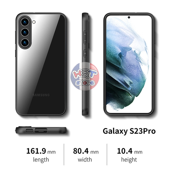 Ốp lưng trong suốt viền mỏng IPaky Bright S23 Ultra S23 Plus S23