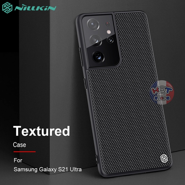 Ốp lưng vải bố Nillkin Textured cho Samsung Galaxy S21 Ultra