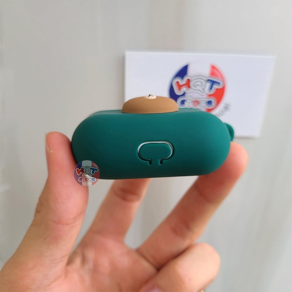 Ốp silicon case Gấu Brown dễ thương cho tai nghe Airpods Pro / 2 / 1