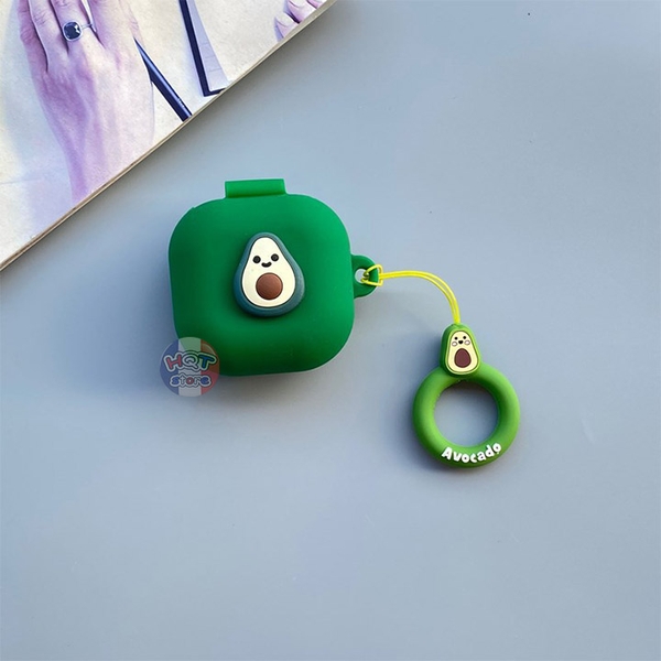 Ốp silicon case hình trái cây tai nghe Galaxy Buds Live / Pro (Mẫu 3)