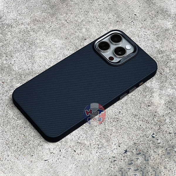 Ốp carbon 600D Benks MagClap ArmorPro Case IPhone 15 Pro Max / 15 Pro