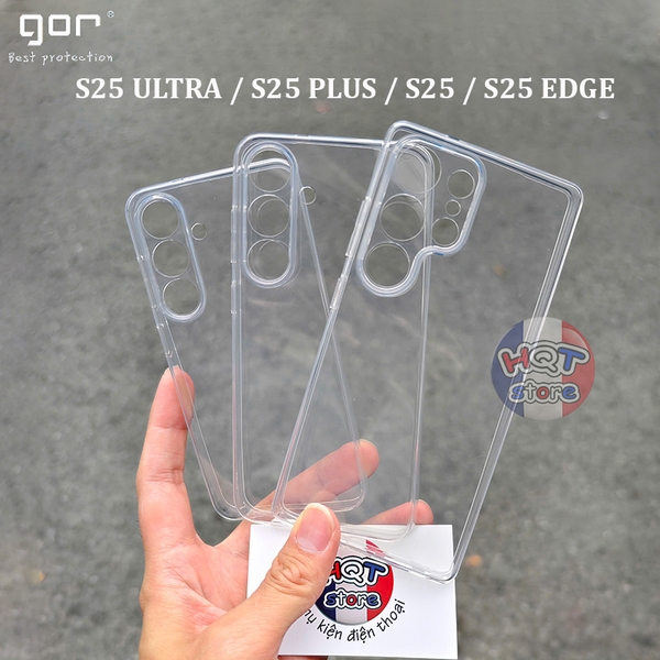 Ốp dẻo full camera Gor Nature S25 Ultra / S25 Plus / S25 / S25 Edge