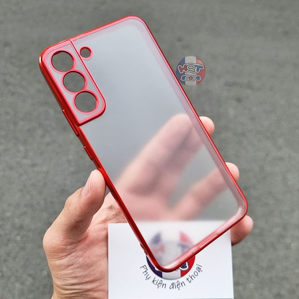 Ốp dẻo nhám viền màu Shining Matte cho S22 Ultra / S22 Plus / S22