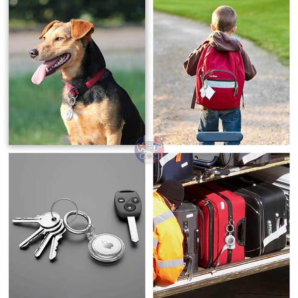 Ốp dẻo trong suốt cho Airtag Clear Case bảo vệ chống trầy chống va đập