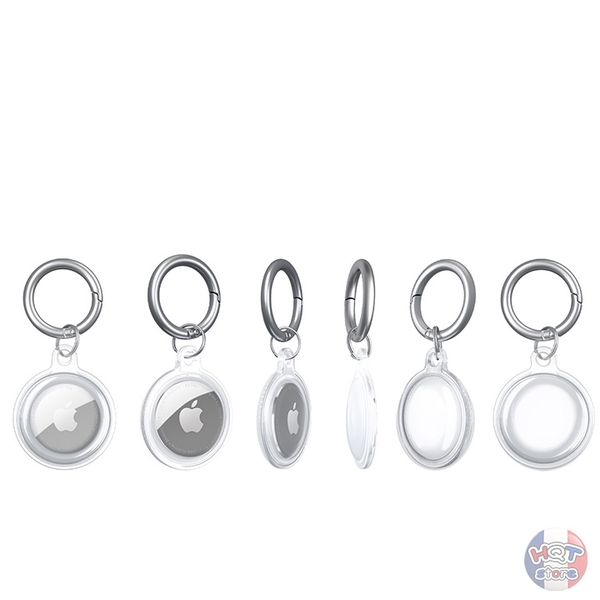 Ốp dẻo trong suốt cho Airtag Clear Case bảo vệ chống trầy chống va đập