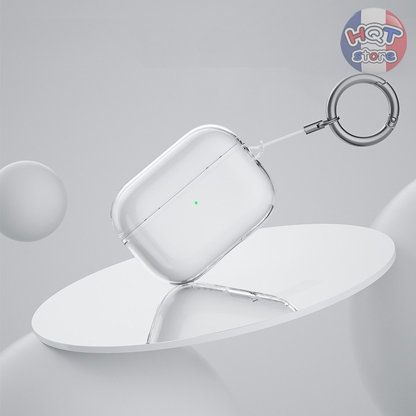 Ốp dẻo trong suốt cho tai nghe Airpods Pro 2 (Clear Soft Case)