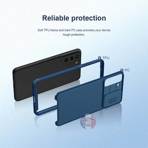 Ốp lưng bảo vệ camera Nillkin CamShield Pro cho Samsung S21 FE 2021