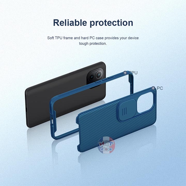 Ốp lưng bảo vệ camera Nillkin CamShield Pro cho Xiaomi Mi 11