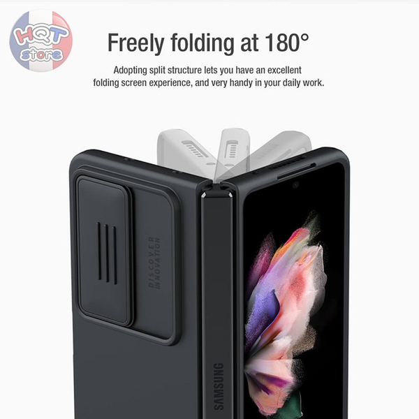 Ốp lưng bảo vệ camera Nillkin Camshield Silky Silicon Case Z Fold 4