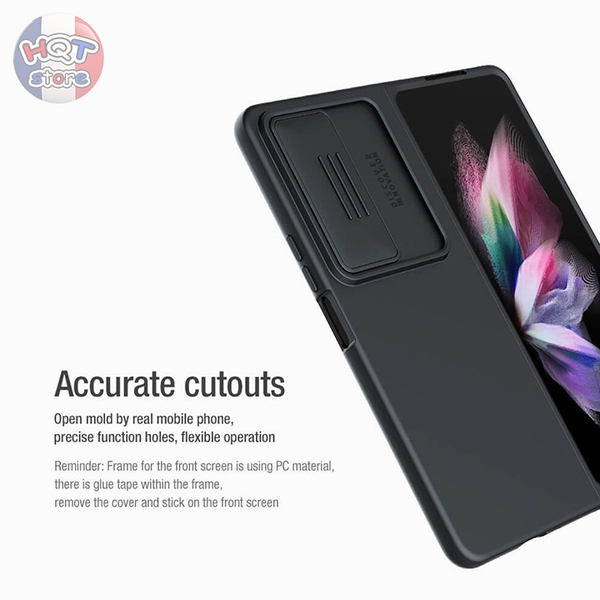 Ốp lưng bảo vệ camera Nillkin Camshield Silky Silicon Case Z Fold 4