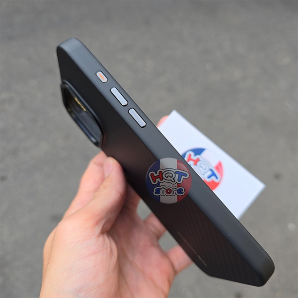 Ốp lưng carbon Benks Montage ArmorPro Case IPhone 15 Pro Max / 15 Pro