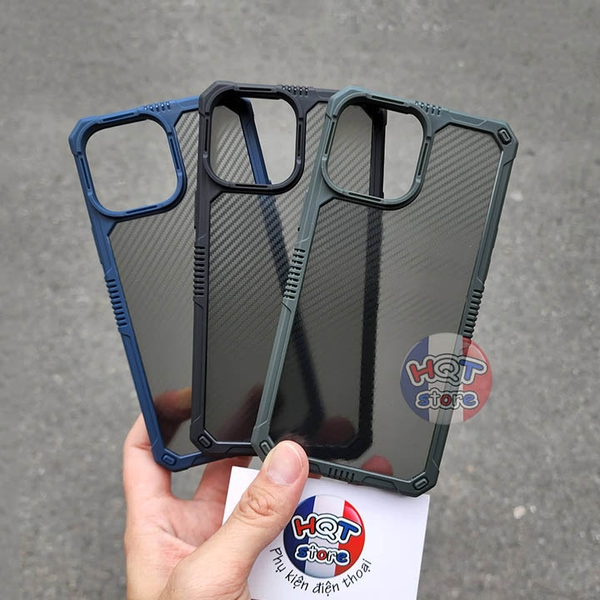 Ốp lưng chống sốc IPaky Armor Carbon IPhone 13 Pro Max / 13 Pro / 13