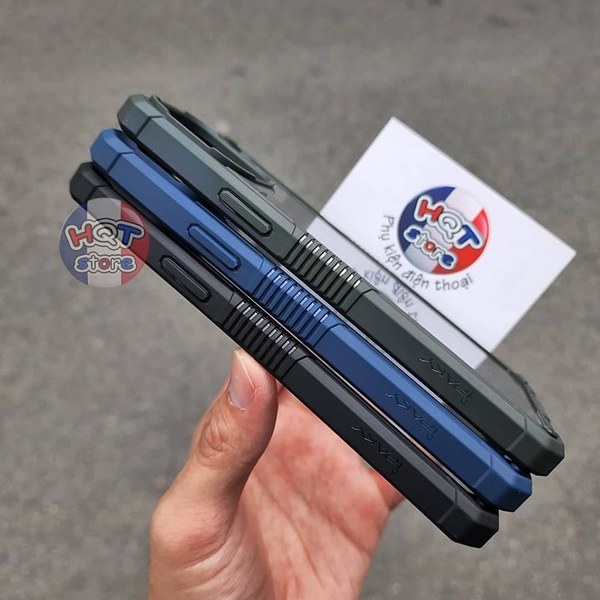 Ốp lưng chống sốc IPaky Armor Clear IPhone 13 Pro Max / 13 Pro / 13