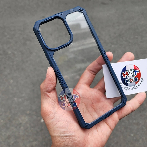 Ốp lưng chống sốc IPaky Armor Clear IPhone 13 Pro Max / 13 Pro / 13