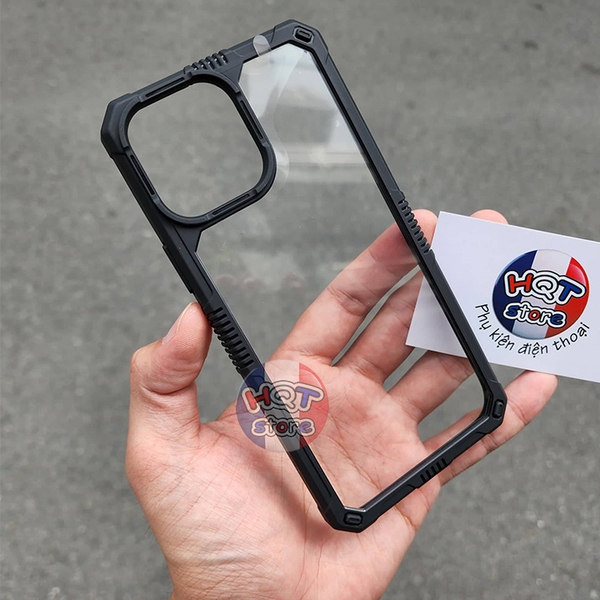 Ốp lưng chống sốc IPaky Armor Clear IPhone 13 Pro Max / 13 Pro / 13