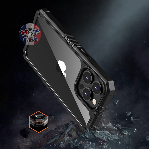 Ốp lưng chống sốc IPaky Armor Clear IPhone 13 Pro Max / 13 Pro / 13