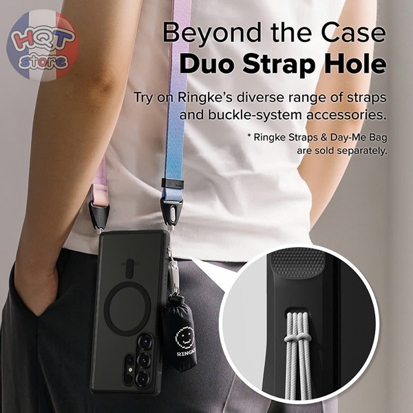 Ốp lưng chống sốc Ringke Fusion Bold Magnetic cho S25 Ultra chính hãng