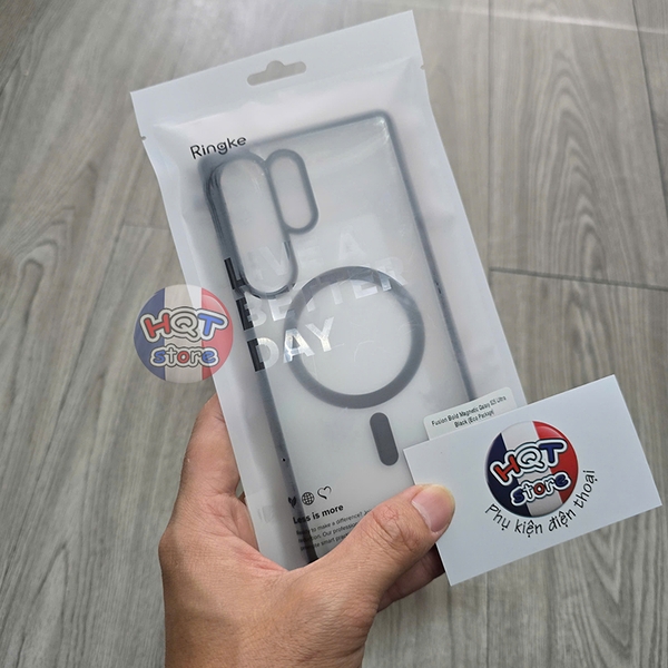 Ốp lưng chống sốc Ringke Fusion Bold Magnetic cho S25 Ultra chính hãng