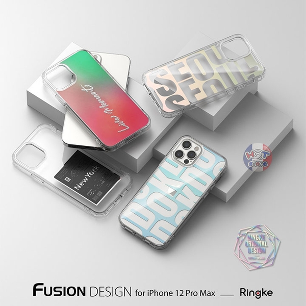 Ốp lưng chống sốc Ringke Fusion Design IPhone 12 Pro Max / 12 Pro