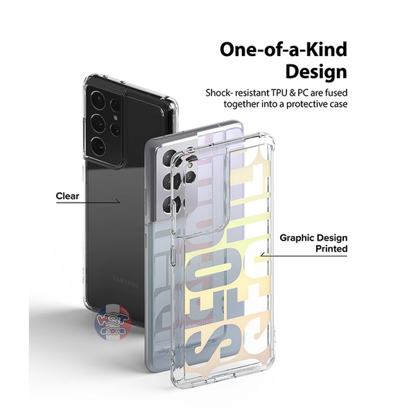 Ốp lưng chống sốc Ringke Fusion Design Samsung S21 Ultra chính hãng