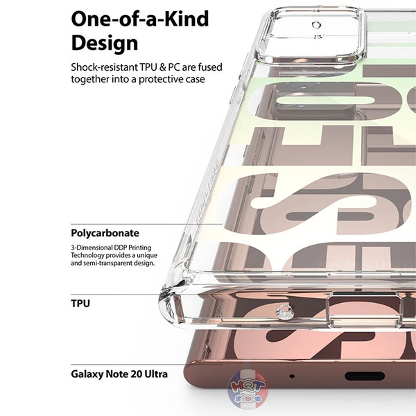 Ốp lưng chống sốc Ringke Fusion Design Seoul cho Samsung Note 20 Ultra