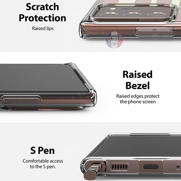 Ốp lưng chống sốc Ringke Fusion Design Seoul cho Samsung Note 20 Ultra