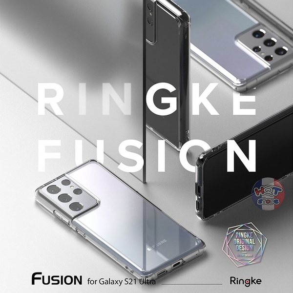 Ốp lưng chống sốc Ringke Fusion Samsung S21 Ultra chính hãng