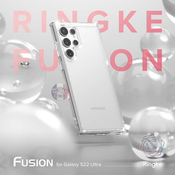 Ốp lưng chống sốc Ringke Fusion Samsung S22 Ultra chính hãng - Hàng nhập khẩu