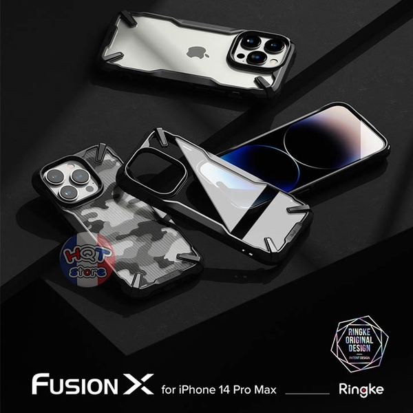 Ốp lưng chống sốc Ringke Fusion X cho IPhone 14 Pro Max / 14 Pro